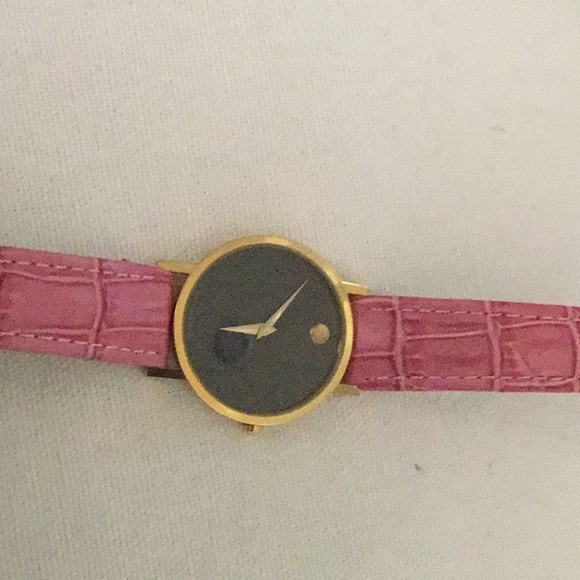 Movado watch with pink band main image 4
